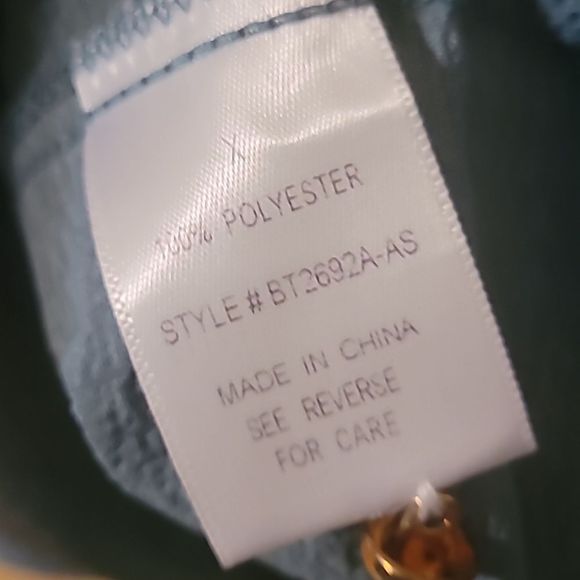 SOLD🎯Arula NWT Boho Tiered Blue Ruffle Blouse Size XL - Picture 11 of 12